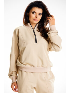 Infinite You Infinite You Mikina M316 Béžová Basic Fit