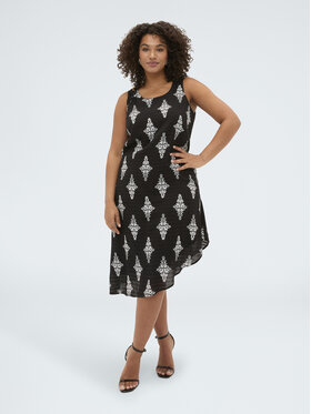Fiorella Rubino Fiorella Rubino Abito da cocktail 7091T001776N0Z3 Nero A-Line Fit