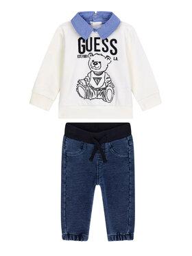 Guess Guess Komplet bluza i spodnie materiałowe I6RG02 KA6R4 Kolorowy Regular Fit