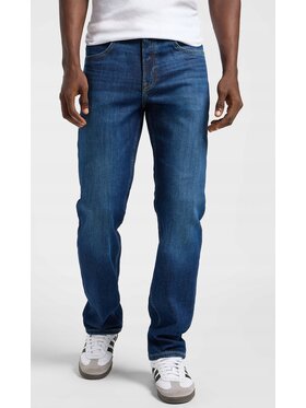 Lee Lee Jeansy Brooklyn Straight Niebieski Regular Fit