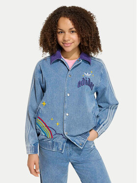 adidas adidas Džínsová bunda Care Bears Loose College KS1734 Modrá Regular Fit