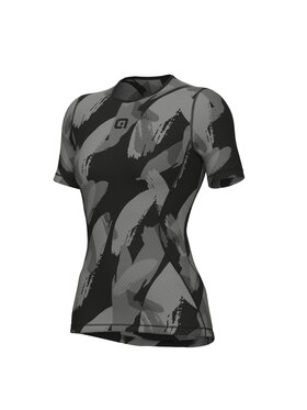 Alé Cycling Alé Cycling Koszulka rowerowa Brush Czarny Fitted Fit
