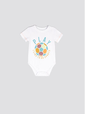 Coccodrillo Coccodrillo Body pentru copii WC2112203HUG Alb Regular Fit