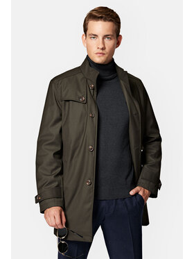 Lancerto Lancerto Płaszcz przejściowy Campos PC131223000008 Zielony Regular Fit