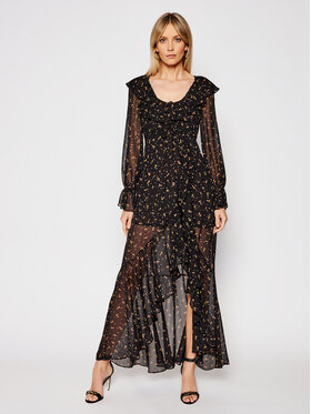 For Love & Lemons For Love & Lemons Sada tričko a šaty pro každodenní nošení Juliana CD2274 Černá Regular Fit