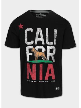 PITBULL PITBULL T-Shirt Koszulka męska CALIFORNIA L Czarny Regular Fit