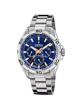 Festina Festina Zegarek F20623-2 Srebrny