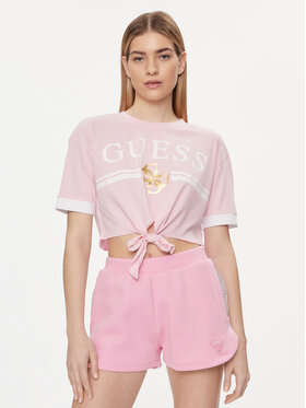 Guess Guess Póló V4GI00 I3Z14 Rózsaszín Boxy Fit