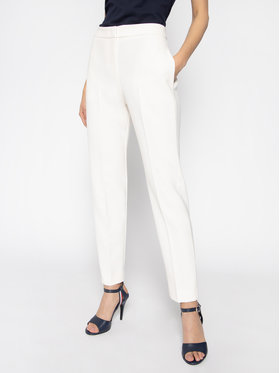 MAX&Co. MAX&Co. Pantaloni di tessuto Casato 71310820 Bianco Regular Fit