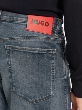 Hugo Jeans Hlače 50525384 Modra Slim Fit