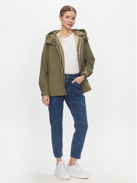 Pepe Jeans Parka Sally PL402319 Zelena Regular Fit