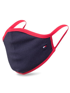 Tommy Hilfiger Tommy Hilfiger Dječja platnena maska Kids Face Cover AU0AU01194 Tamnoplava