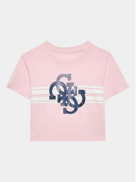 Guess Guess T-shirt J3YI36 K8HM4 Ružičasta Boxy Fit