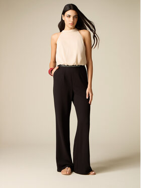 Oltre Oltre Sukienka wieczorowa 7072R005067N0Z3 Kremowy Slim Fit