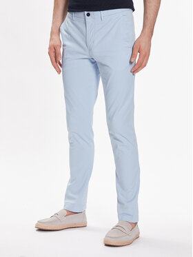 Tommy Hilfiger Tommy Hilfiger Chinosy Bleecker 1985 MW0MW26619 Niebieski Slim Fit