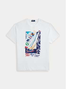 Polo Ralph Lauren Polo Ralph Lauren Tricou 710926890001 Alb Classic Fit