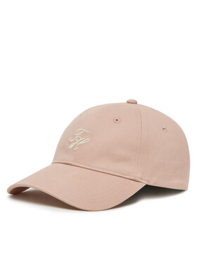 Tommy Hilfiger Tommy Hilfiger Шапка с козирка Embroidered Cap AW0AW17490 Розов
