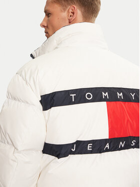 Tommy Jeans Puhovka Alaska DM0DM20479 Bela Regular Fit