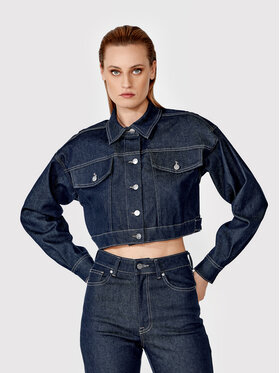 Simple Simple Giacca di jeans KUD009 Blu scuro Regular Fit