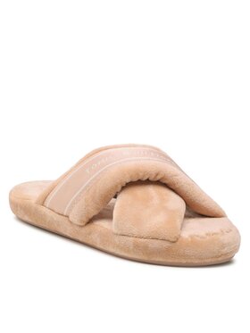 Tommy Hilfiger Tommy Hilfiger Čības Comfy Home Slippers With Straps FW0FW06888 Bēšs