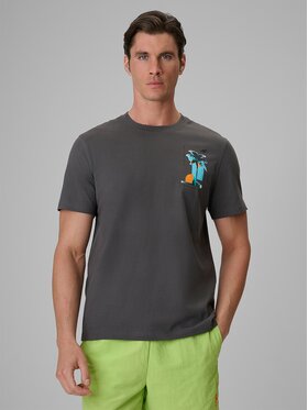 4F 4F T-shirt 4FRSS26TTSHM4301-22S Nero Regular Fit