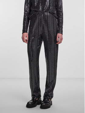 Pieces Pieces Pantaloni di tessuto 17143896 Nero Straight Fit