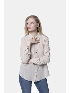 PINKO PINKO Koszula Crackers Beżowy Regular Fit