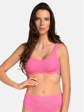 Miss Lou Miss Lou Bikini pezzo sopra G-SP1-R Rosa