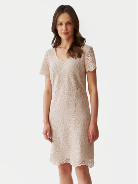 Tatuum Tatuum Rochie cocktail Sono T2406.204 Bej Regular Fit