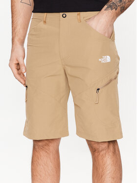 The North Face The North Face Pantaloncini di tessuto Exploration NF0A8244 Beige Regular Fit