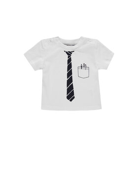 Kanz Kanz T-Shirt 1912803-1000 Biały Basic Fit