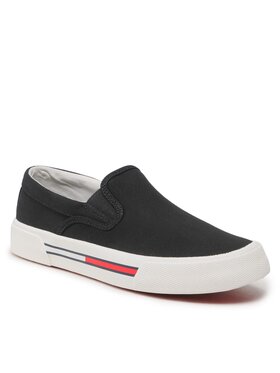 Tommy Jeans Tenisice Slip On EN0EN02088 Crna