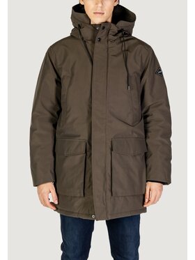 REPLAY REPLAY Parka RECYCLED THREE LAYERS NYLON POLY Zielony Regular Fit
