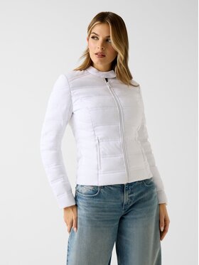 Guess Guess Преходно яке 180536 Бял Classic Fit