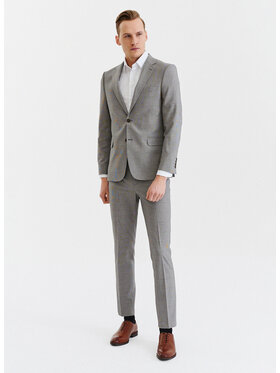 Pako Lorente Pako Lorente Spodnie garniturowe P23SF-6G-029 Brązowy Slim Fit