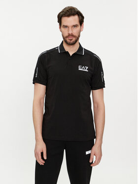 EA7 Emporio Armani EA7 Emporio Armani Поло 3DPF20 PJ03Z 1200 Чорний Regular Fit