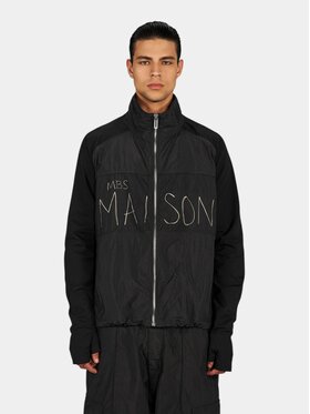 MADE BY SOCIETY MADE BY SOCIETY Kurtka anorak GHOST Hoodie - H17745 Czarny Basic Fit