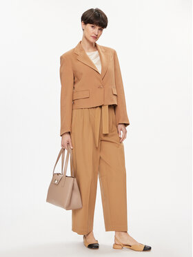 Weekend Max Mara Suknjič Cantico 2415041062 Rjava Regular Fit