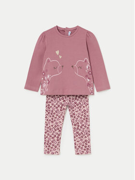 Mayoral Mayoral Set majica i leggins 2714 Ružičasta Regular Fit