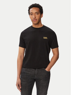 KARL LAGERFELD KARL LAGERFELD T-krekls 755781 563235 Melns Regular Fit
