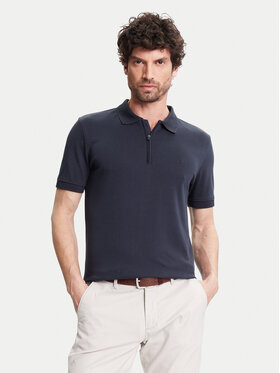 Pierre Cardin Pierre Cardin Тениска с яка и копчета C5 21455.2119 Тъмносин Regular Fit