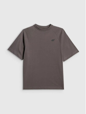 4F 4F T-Shirt 4FJWSS26TTSHM3293 Szary ciemny Active Fit