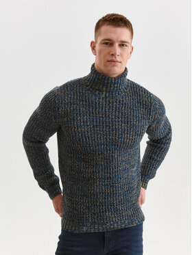 Top Secret Top Secret Sweter SSW3471GR Granatowy Regular Fit