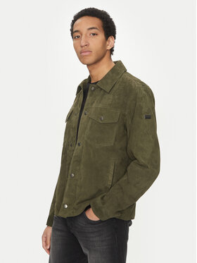 JOOP! Jeans JOOP! Jeans Μπουφάν δερμάτινο 15 Georg 80000766 Πράσινο Regular Fit