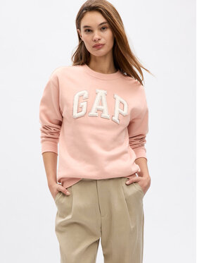 Gap Gap Majica dugih rukava 554936-18 Ružičasta Regular Fit