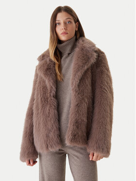 Bomboogie Bomboogie Futro Paris GW148STFRL5 Brązowy Regular Fit