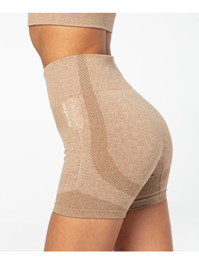 Carpatree Carpatree Szorty sportowe Vibe Shorts Beżowy Fitted Fit