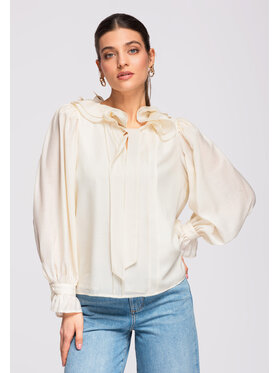 Ombre Ombre Halenka OW-TS-E0031 Béžová Loose Fit
