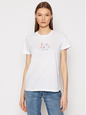 Lee Lee T-shirt Seasonal Logo L41GYG12 Blanc Regular Fit