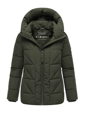 Marikoo Marikoo Kurtka zimowa Kuschelnasee Zielony Regular Fit